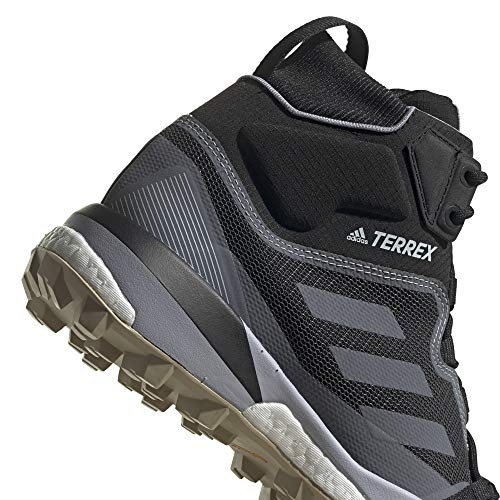 adidas Zapatilla Terrex Skychaser LT Mid GTX W, Botas de Senderismo Mujer, CBLACK/HALSIL/HALBLU, 40 2/3 EU