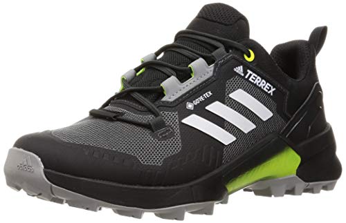 adidas Zapatilla Terrex Swift R3 GTX, Senderismo Hombre, CBLACK/GREONE/Syello, 46 EU