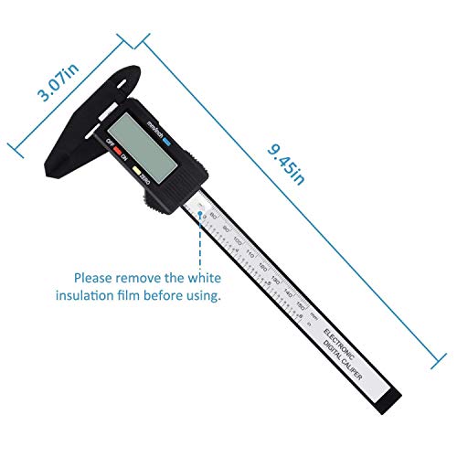 Adoric 150mm Calibre Digital LCD Vernier Electronico Digital Escalímetro micrómetro