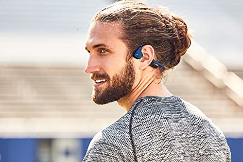 Aftershokz Trekz Air, Auriculares Bluetooth Inalambricos Conducción Osea, Banda para Cuello con microfono, Gris