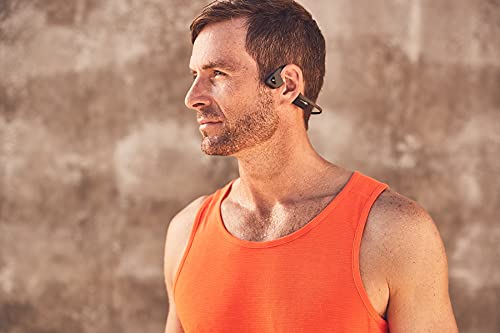 Aftershokz Trekz Air, Auriculares Bluetooth Inalambricos Conducción Osea, Banda para Cuello con microfono, Verde