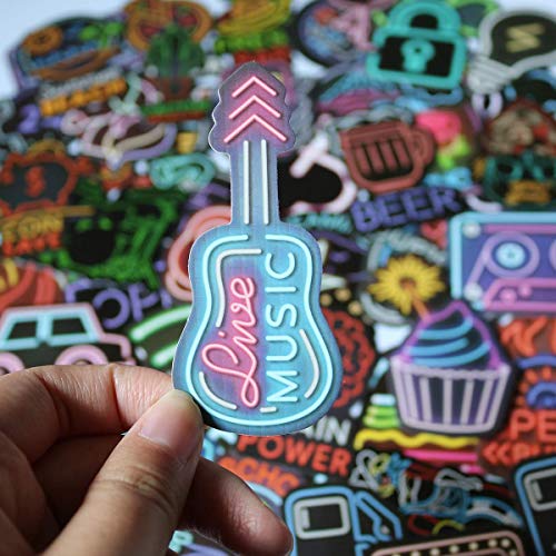 Afufu Paquete de Pegatinas 50-Pcs Pegatinas Vsco, Impermeable Pegatinas Moto Graffiti Stickers Vintage para Laptop, Coche, Maleta, Casco Bicicleta, Bicicleta, Vinilos para Portátiles