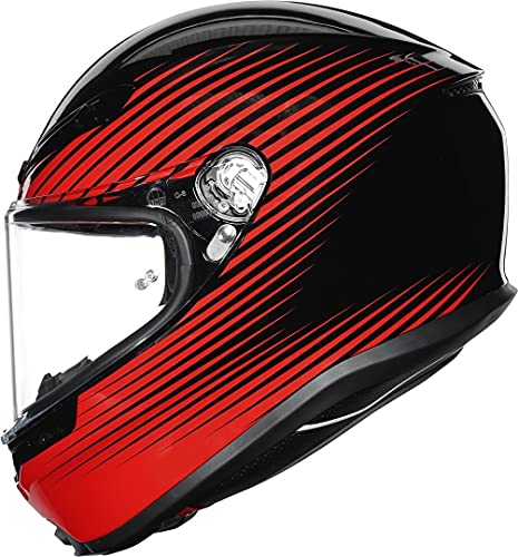 AGV Casco K6 ECE MULTI MPLK RUSH BLACK/RED L