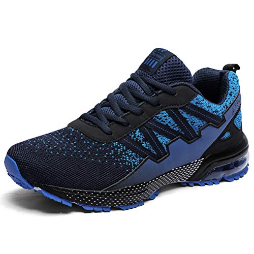 Ahico Zapatillas de Deporte para Correr Hombres Tenis Zapatos Ligero Moda Caminar Transpirable Entrenamiento Deportivo para Hombres