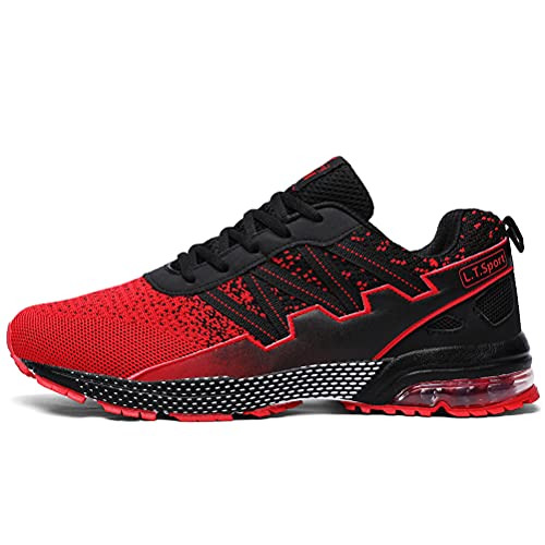 Ahico Zapatillas de Deporte para Correr Hombres Tenis Zapatos Ligero Moda Caminar Transpirable Entrenamiento Deportivo para Hombres