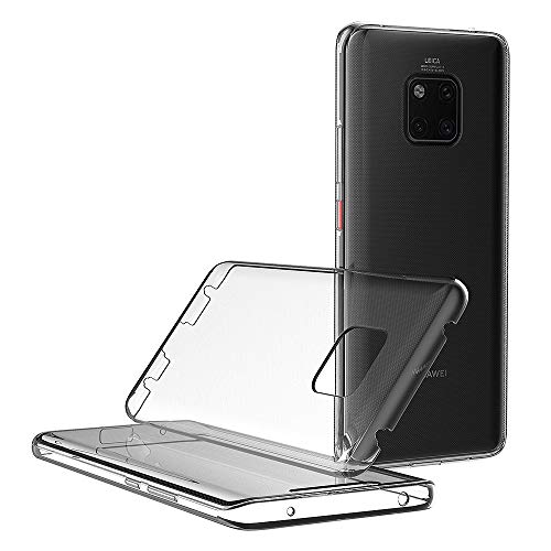 AICEK Funda Huawei Mate 20 Pro, Transparente Silicona 360°Full Body Fundas para Huawei Mate 20 Pro Carcasa Silicona Funda Case (6,39 Pulgadas)