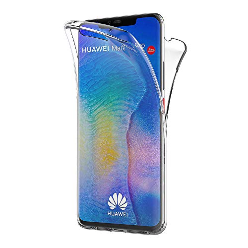 AICEK Funda Huawei Mate 20 Pro, Transparente Silicona 360°Full Body Fundas para Huawei Mate 20 Pro Carcasa Silicona Funda Case (6,39 Pulgadas)