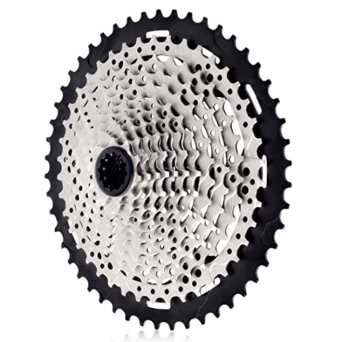 aiNPCde MTB Micro Spline Cassette 12 Velocidades 50T para Bicicletas MS Hub Tower Base Compatible con 125M7100 M8100 XTR M9100