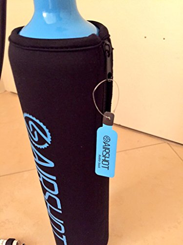 Airshot - Funda para depósito Unisex para Adulto, Color Negro