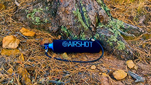 Airshot - Funda para depósito Unisex para Adulto, Color Negro