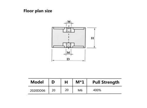 Aislador AntivibracióN No TóXico de 4 Piezas Montaje de Aislamiento de VibracióN de Goma Amortiguador de Bobina Amortiguador de Vibración(DD20*20 M6)