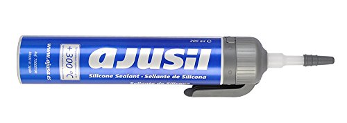 Ajusa 75000100 Sellador Juntas Motor Silicona, 200ml, Negro