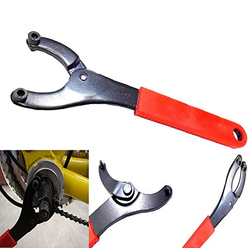 Ajustable Llave Removedor de Eje de Cassettes para Bicicletas Bicicletas de Montaña Herramienta de Reparación Mountain Bike Bicycle Hub Cone Spanner