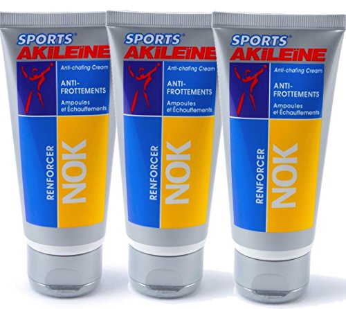Akileine NOK - Crema anti rozamientos Anti-rozaduras, para ampollas e irritación - Pack 3 x 75ml