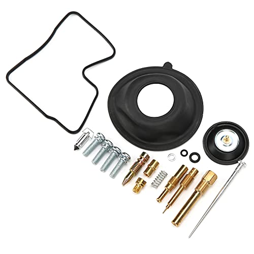 Akozon Accesorios de carburador Kit de reconstrucción de carburador de Motocicleta Reparación de reacondicionamiento de carburador Ajuste para Bros 400 VT400 Cilindro Tipo V