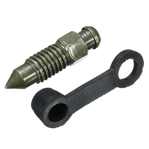 Alamor Tapa Antipolvo del Pezón del Tornillo del Purgador del Freno De M8 X 1.25Mm para La Bici De La Motocicleta