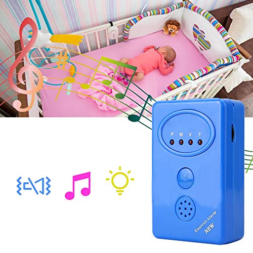 Alarma de Enuresis, 3 en 1 Multimodo Sensor de Alarma de Enuresis para Bebes y Ninos y Viejo Hombre y Paciente, Prevenir Enuresis, con Seguridad de Alta Sensibilidad