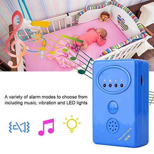 Alarma de Enuresis, 3 en 1 Multimodo Sensor de Alarma de Enuresis para Bebes y Ninos y Viejo Hombre y Paciente, Prevenir Enuresis, con Seguridad de Alta Sensibilidad