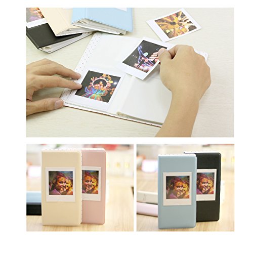 Álbum de fotos JXE con 64 bolsillos formato libro para fotos de cámara instantánea Fujifilm Instax Square SQ10