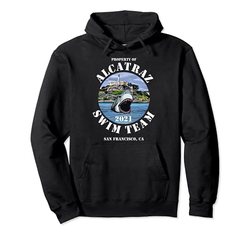 Alcatraz Island Escape Swim Team Shark 2021 Ropa Sudadera con Capucha