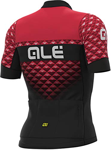 Alé Cycling PRS Hexa 2020 - Maillot de ciclismo de manga corta para hombre, talla M, color negro