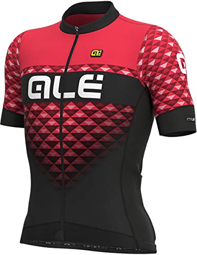 Alé Cycling PRS Hexa 2020 - Maillot de ciclismo de manga corta para hombre, talla M, color negro