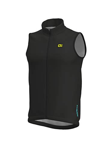 Ale' KLIMATIK GUSCIO Chaleco Racing para Hombre, Negro, 170/179