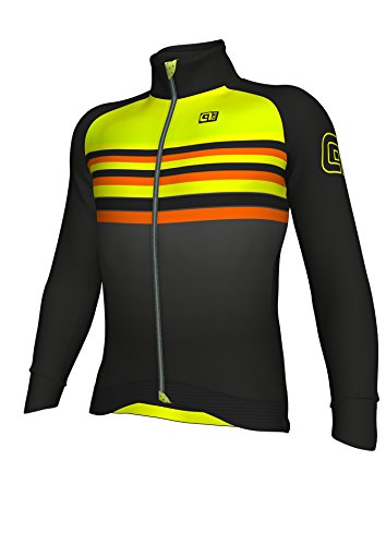 Ale PRR Stripe Chaqueta Racing con Windtex, Hombre, Amarillo, S