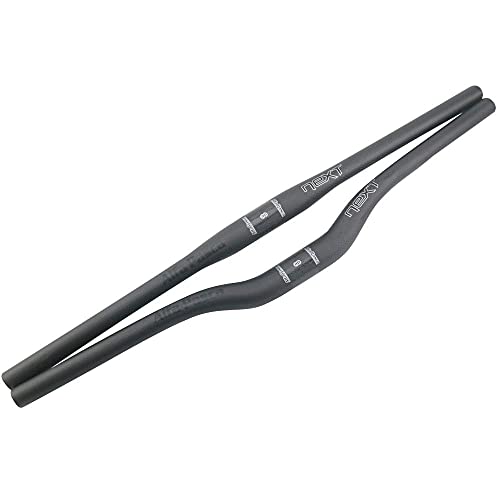 Alfa Pasca Manillar de Carbono MTB Manillares de Carbono MTB Micicleta montaña 31.8 * 720mm Negro Mate Manillares Bici