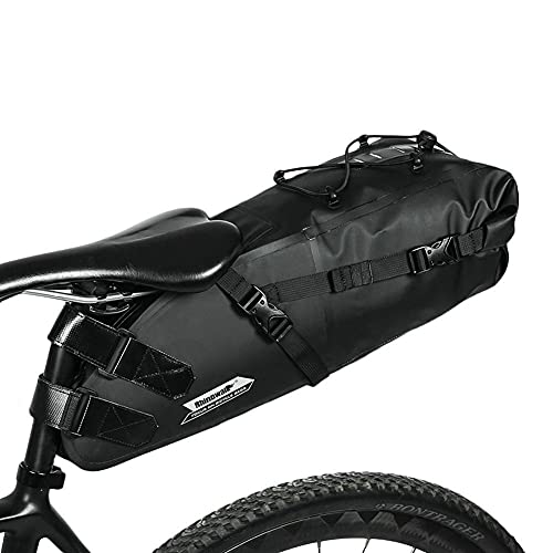 Alforjas bicicleta 4pc / set bicicleta de carretera larga distancia en bicicleta bolso fija a prueba de agua de gran capacidad for el tubo del sillín del marco del bolso del manillar Alforjas biciclet