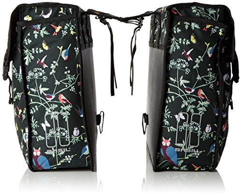 ALFORJAS WANDERLUST IMPERMEABLE NEGRO/FLORES 35 L