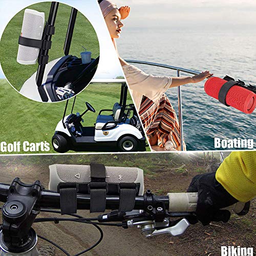 Alicer - Cinturón de bicicleta con soporte para altavoz, soporte para biberones de bicicleta para cochecito, correa ajustable para la mayoría de altavoces inalámbricos Bluetooth
