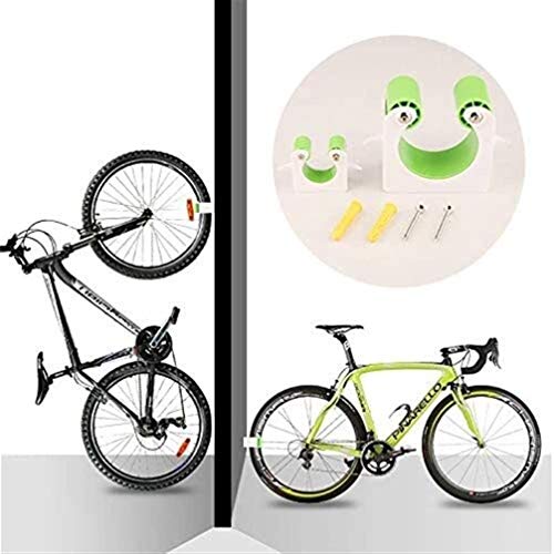 Alivisa Soporte de Pared Guardar en Bicicleta bastidores de Bicicletas Gancho de Espacio de Estante de la Bici MTB Estante de Almacenamiento portátil Mini Bici de la Bicicleta,Negro,Corredor