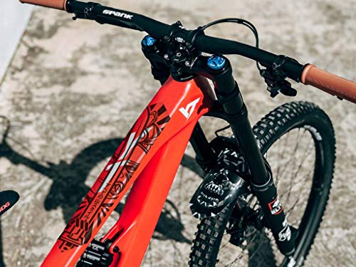 All Mountain Style XL Protector de Cuadro Extra – Protege tu Bicicleta de posibles arañazos y Golpes, Adultos Unisex, Ronin/Negro