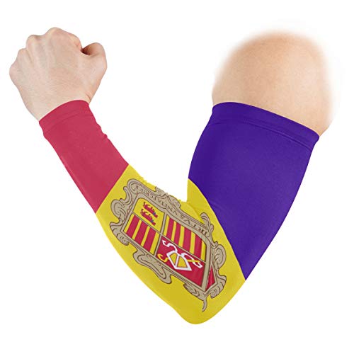 All3DPrint Andorra bandera deportes brazo calentador montar protección brazo mangas