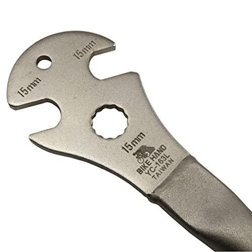 Almencla 1 Llave para Quitar Pedales de Bicicleta, Herramienta de Reparación de Ciclismo, Llave de 15 Mm, Mango Largo