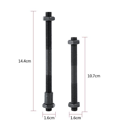 Alomejor 1 par de Bicicletas Eje de liberación rápida Rueda de Bicicleta de montaña Ruedas Delanteras y traseras Ejes de Las Ruedas Eje Hueco para Bicicleta de montaña MTB