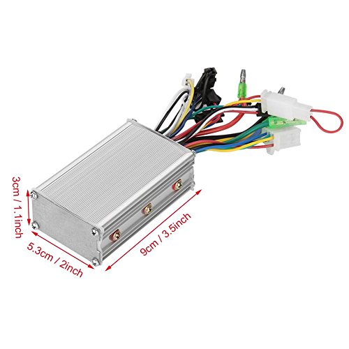 Alomejor Controlador sin escobillas del Motor el¨¦ctrico Controlador de Velocidad de la E-Bici Controlador de la Onda sinusoidal del Motor sin escobillas para el Accesorio de reemplazo de la E-Bici