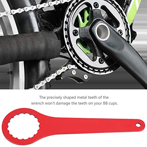 Alomejor Herramienta de reparación de Bicicleta de montaña Llave Inglesa Llave de Soporte Inferior para BB91 BB109 BB30SH PF30SH BB86-30 BB30-30 BB Tool(Red)