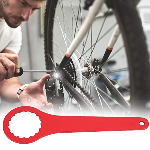 Alomejor Herramienta de reparación de Bicicleta de montaña Llave Inglesa Llave de Soporte Inferior para BB91 BB109 BB30SH PF30SH BB86-30 BB30-30 BB Tool(Red)