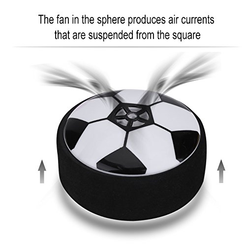 Alomejor Juego de fútbol Table Air Power con 2 Puertas con Disco Flotante y Parachoques de Espuma para niños, niñas, Juguetes, Regalos