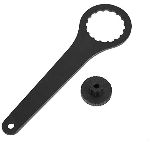 Alomejor Llave de pedalier de Bicicleta Llave Inglesa BB para BB91 / BB109 / BB30SH / PF30SH / BB86-30 / BB30-30 BB Tool Llave de Mantenimiento de Bicicleta de Aluminio para Bicicletas(Black)