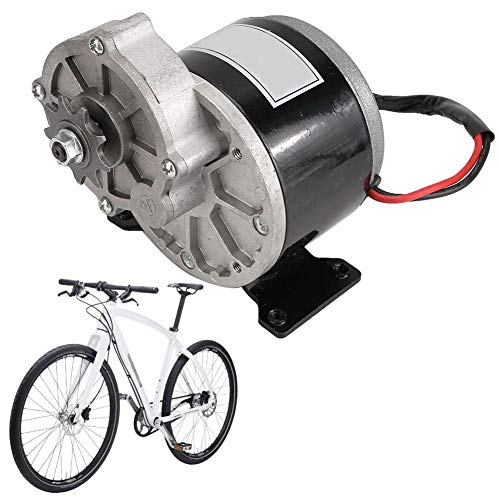 Alomejor Motor Eléctrico De Reducción De Engranajes con Piñón De 9 Dientes De CC 12v 250w para E-Bike Scooter