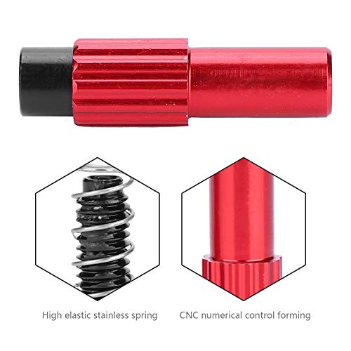 Alomejor Perno del ajustador de la Bicicleta Conector del Cambio de Marchas del Cable del Freno de 1 par para la Bicicleta de Carretera de Bicicleta de montaña(Red)