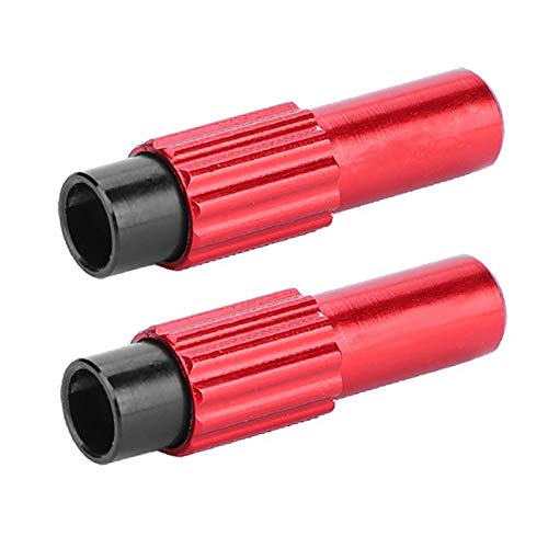 Alomejor Perno del ajustador de la Bicicleta Conector del Cambio de Marchas del Cable del Freno de 1 par para la Bicicleta de Carretera de Bicicleta de montaña(Red)