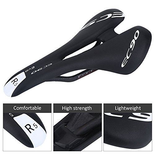 Alomejor Professionnel de Selle de vélo de Montagne Vélo Gel Selle de Conception Ergonomique Selle Absorbant Les Chocs pour Route et VTT