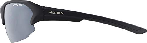 ALPINA A8632 adultos unisex, LYRON HR CM gafas deportivas, black matt, one size