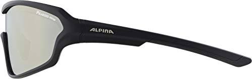 Alpina LYRON SHIELD P - Gafas deportivas unisex para adultos, color negro, talla única