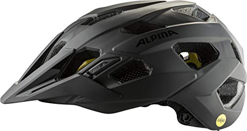 ALPINA PLOSE MIPS Casco, Unisex-Adult, Black Matt, 57-61 cm