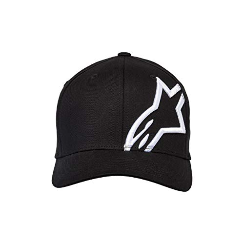 Alpinestar Corp Shift 2 Flexfit Gorra, Hombre, Negro/Blanco, L/XL